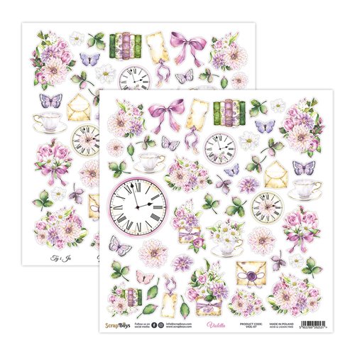 Violetta Elements to cut 12"x12"