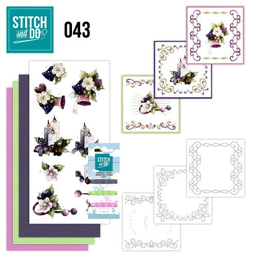 Stitch and do 43 Purple colored christmas