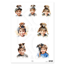 Motivark A4 Gutt hund