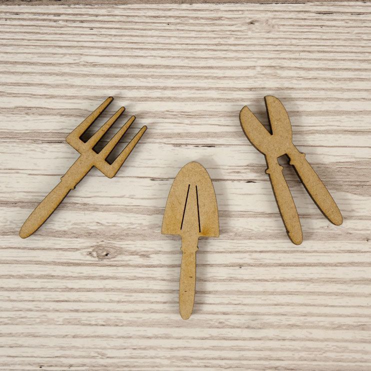 Garden Tools MDF Shapes