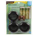 Curtain Grommet Large Matte Black 1-9/16in 8ct