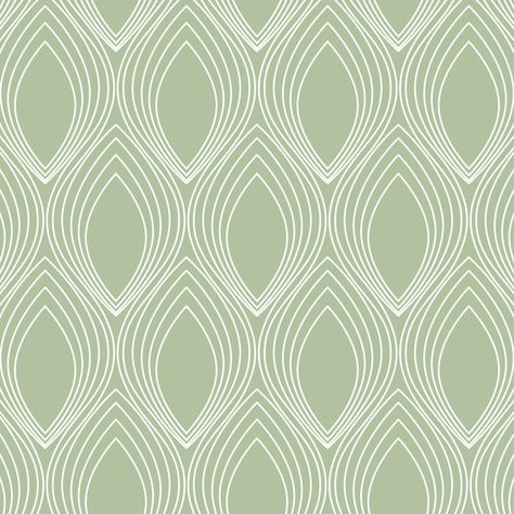 Contemporary rug green