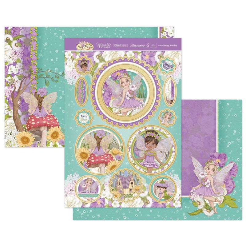 Fairy happy birthday Luxury topper set