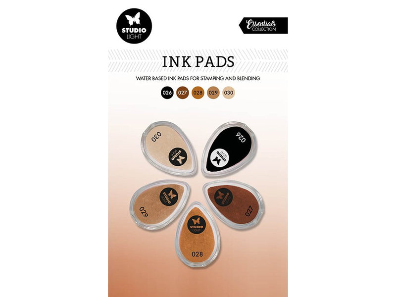 Essential Tools Ink Pads – Shades of Brown 6