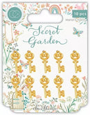 Secret Garden Metal Key Charms
