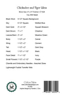 Chickadee and Tiger lilies