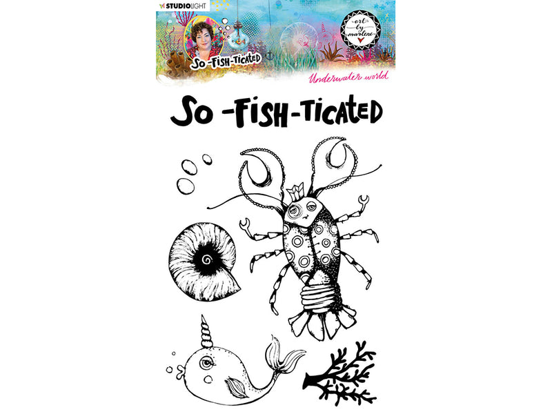 So fish ticated stamp Underwater world