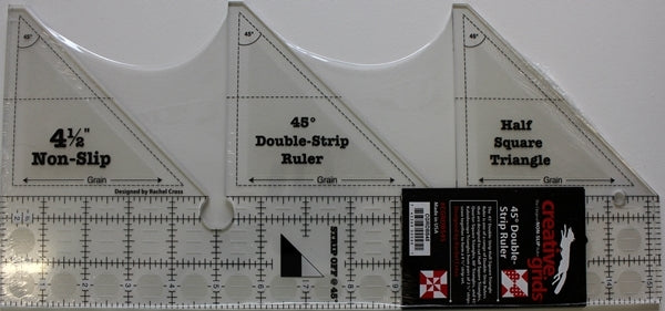 45` Double strip ruler