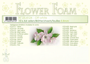 Flower Foam A4 0,8mm " Off White" 10 ark