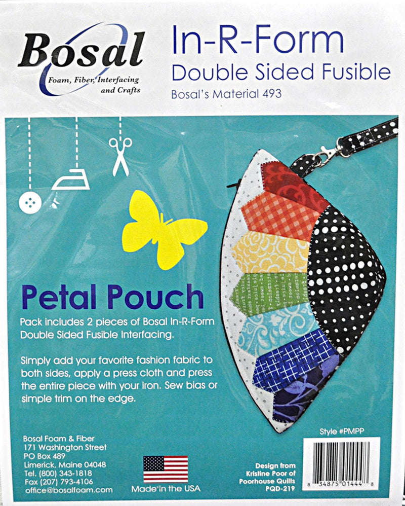 Petal pouch Fusible interfacing