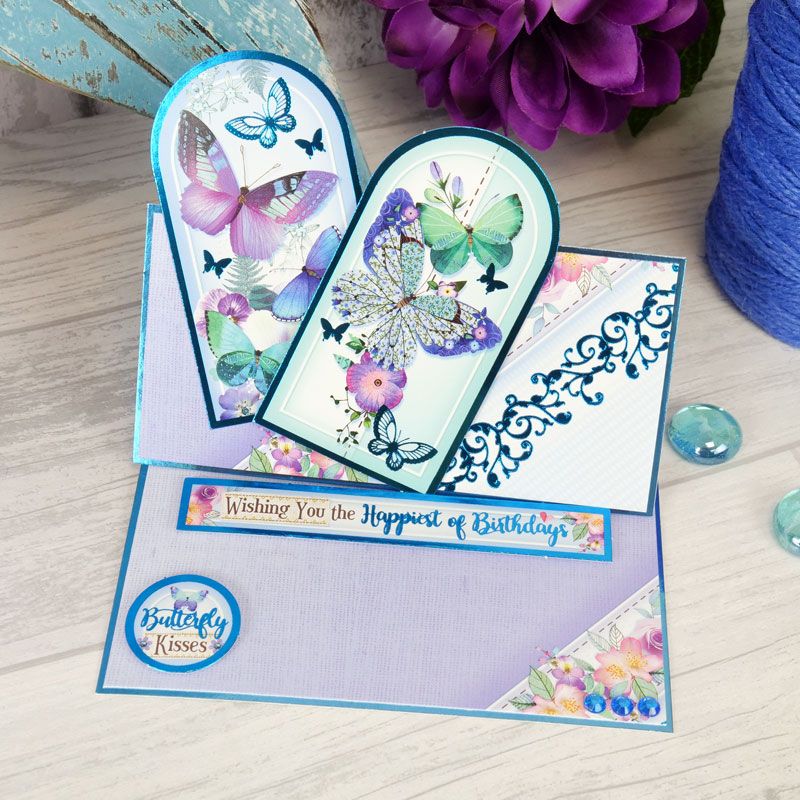 Butterfly Blue Deluxe craft pad