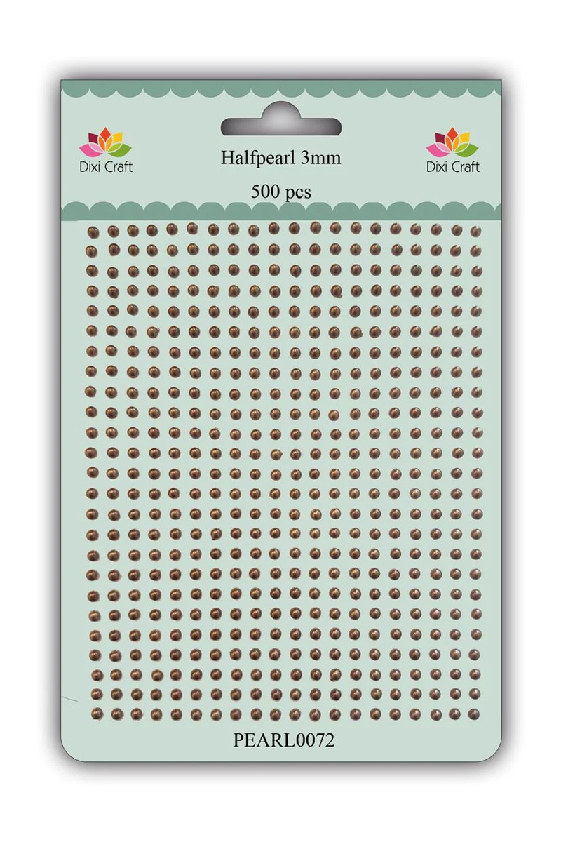 Dixi Craft Halvperler 3mm Bronze