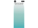 Acrylic stamp block grid 01