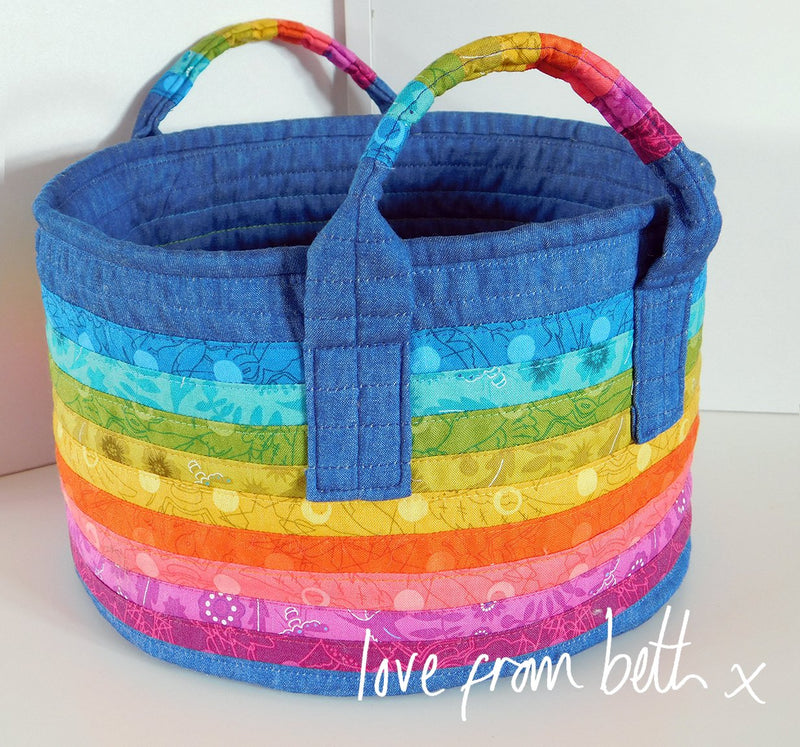 Rainbow basket