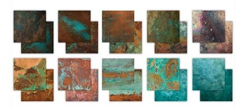 Essential Craft Papers 12x12 Inch Paper Pad Patina