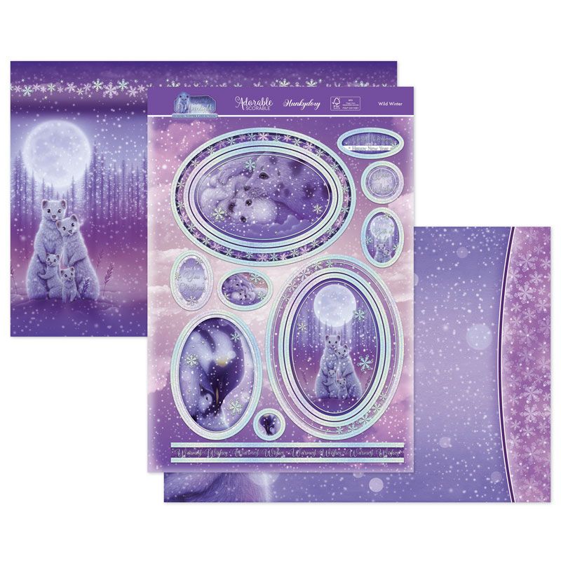 Under the Moonlight Wild Winter Luxury Topper Set