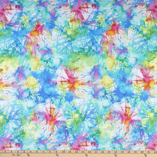 Wild animal Color tie dye multi 0,5m