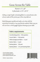 Geese across the table