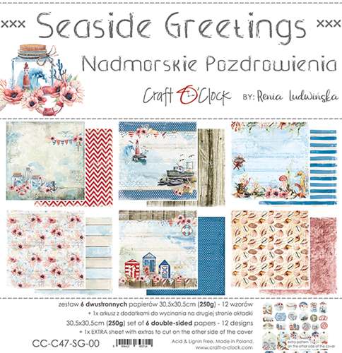 Seaside greetings Paper pack 12x12