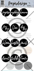 Stickers Runde 2, sort