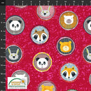 Små dyr på skarp rosa