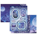 Under the Moonlight Winter Wolves Luxury Topper Set