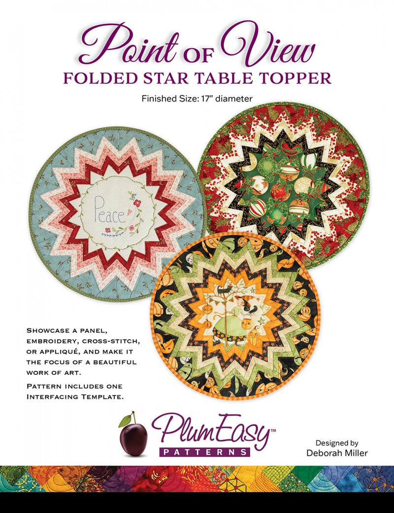 Folded star table topper