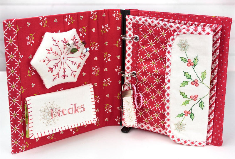 Snowy wonderland stitch binder