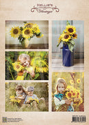 Sunflowers vintage sheet